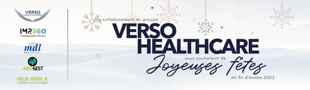 Les collaborateurs du groupe Verso Healthcare vous souhaitent d'excellentes fêtes de fin d'année